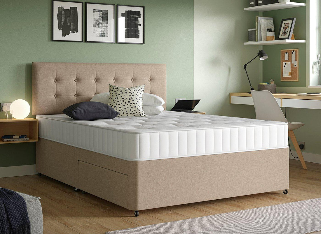 small single bed and mattress