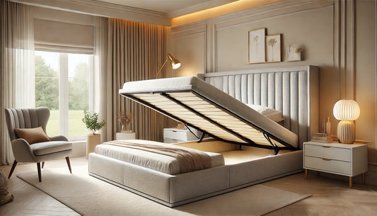 side opening ottoman bed